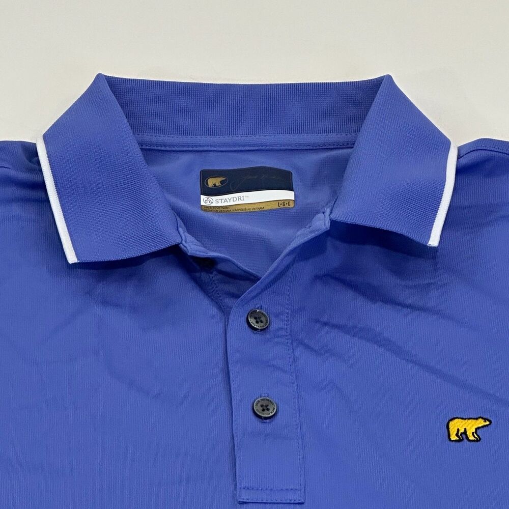 Jack Nicklaus Sportswear Stay Dry Men's Golf Polo Size L